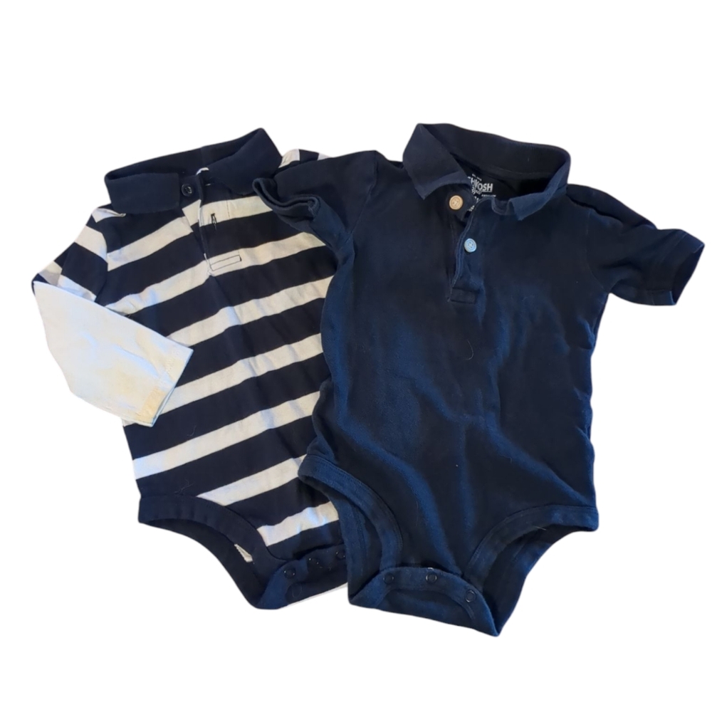 2 Polo Onesie Bundle